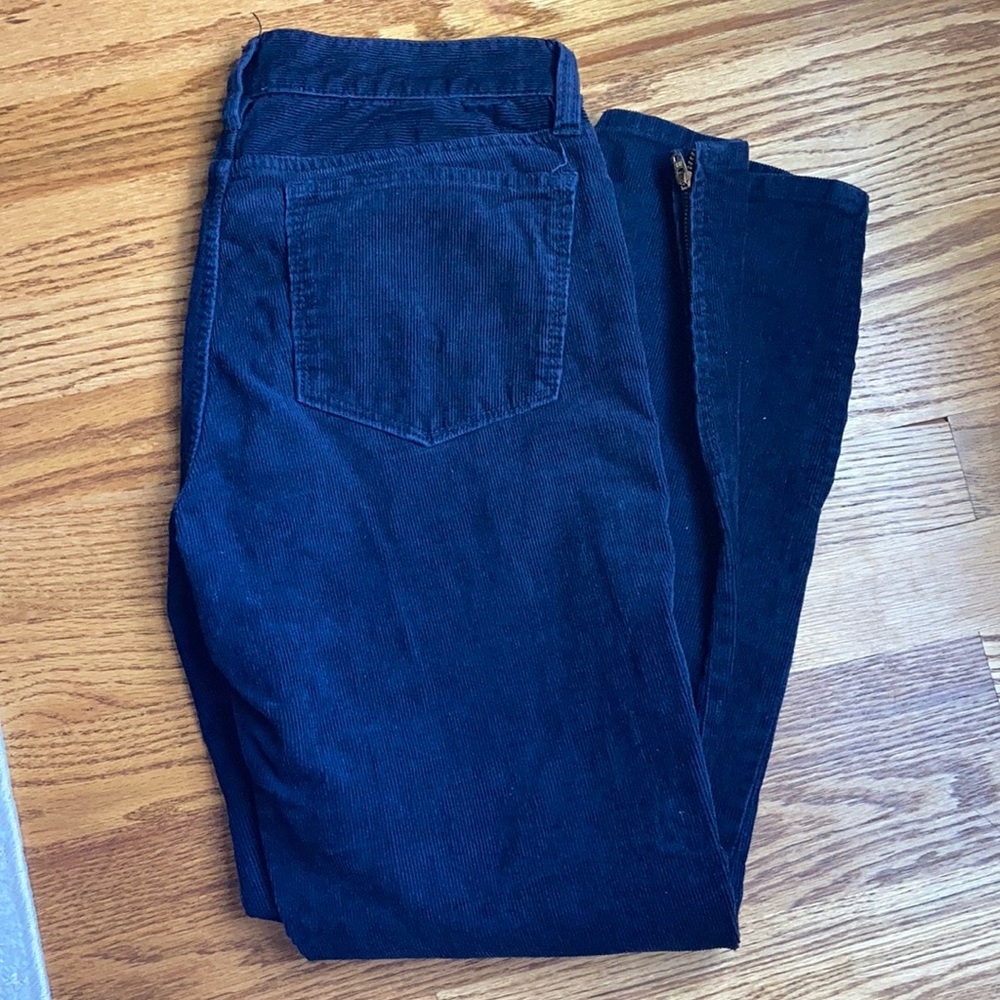 J crew navy corduroy pants